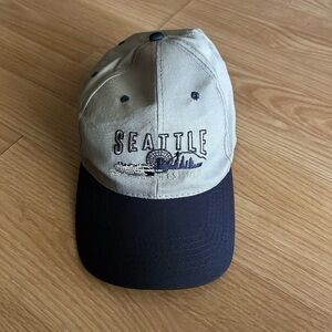 NEW Seattle Shirt Company Gray Blue Cap Adult OS